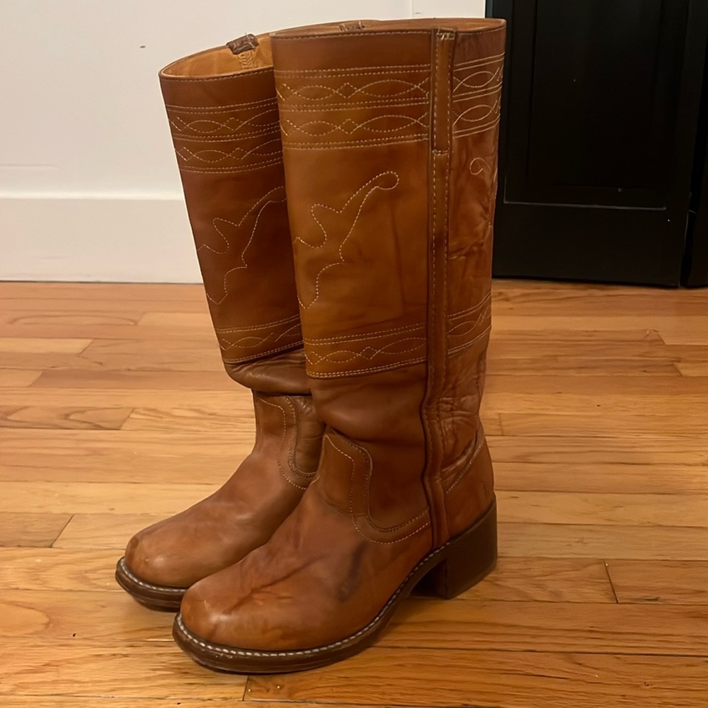Vintage Frye Campus Boots